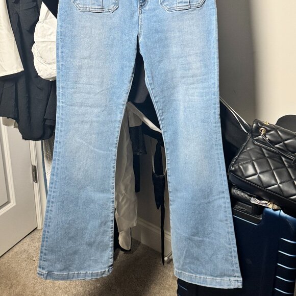 Ann Taylor Loft Patch Pocket High Rise Slim Flare - NWT - 28 R (6) - Picture 4 of 4